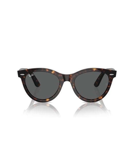 Ray-Ban Black Rb2241f Wayfarer Way Low Bridge Fit Sunglasses
