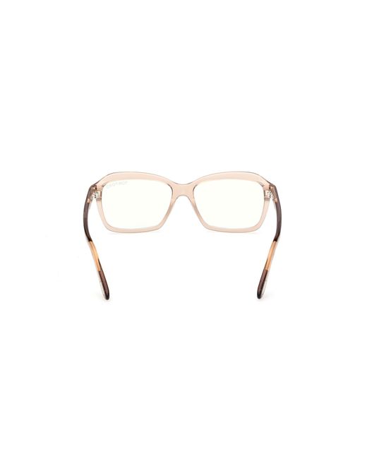 Tom Ford Black Ft6129-B 045 Optical Frames Acetate Squared Normal