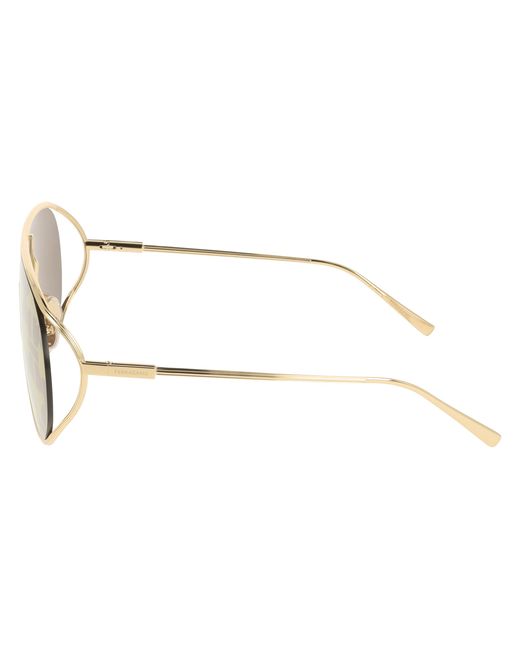 Ferragamo Black Sf323Sg 751 Sunglasses Metal Pilot Normal
