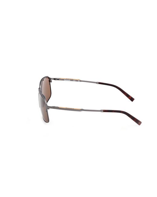 Timberland Black Tb00040 09H Sunglasses Metal Squared Polarized for men