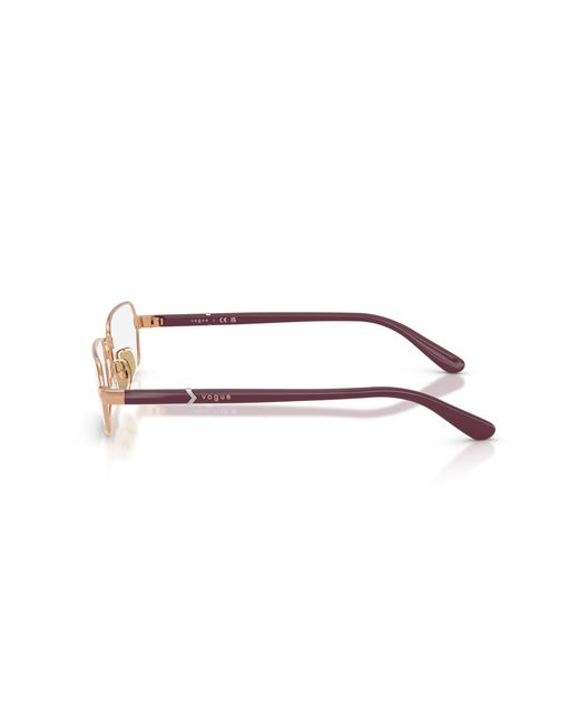 Vogue Eyewear Black Vo4351 5152 Optical Frames Metal Transparent Geometric Normal