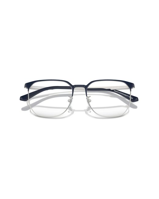 Emporio Armani Black Ea1158D 3018 Optical Frames Metal Transparent Pantos Normal for men