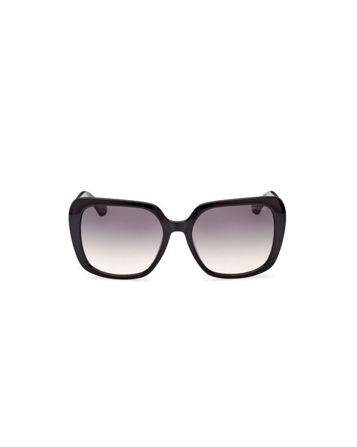 Guess Black Gu7863 01B Sunglasses Injected Squared Normal Shaded