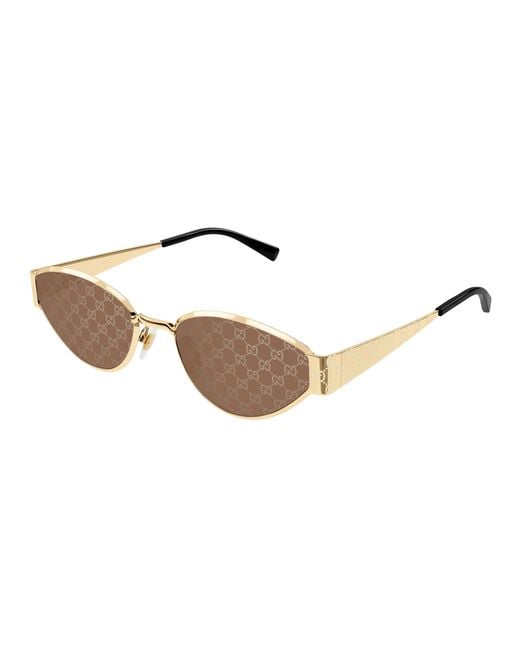 Gucci Black Gg1853S 003 Sunglasses Metal Geometric for men