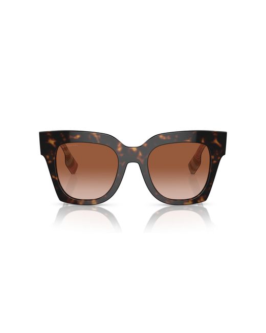 Burberry Black Be4364 Kitty 407513 Sunglasses Plastic Squared Normal Shaded