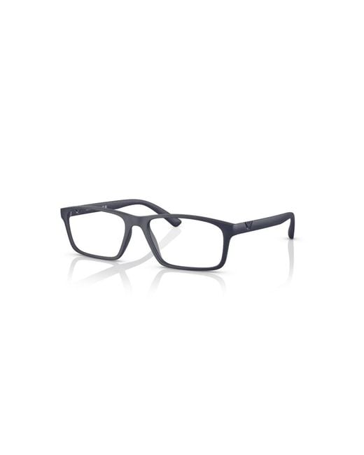 Emporio Armani Black Ea3213 5088 Optical Frames Plastic Squared for men