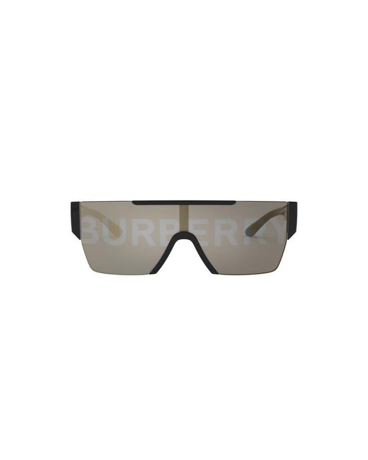 Burberry Gray Be4291 3001/G Sunglasses Nylon Squared Normal Decoration for men