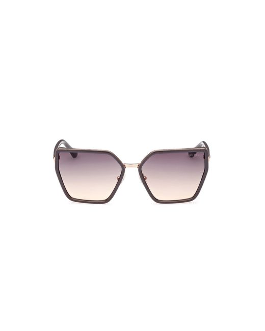 Guess Black Gu7871 20B Sunglasses Injected Butterfly Normal Shaded