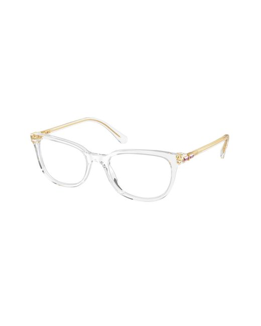 Swarovski Black Sk2003 1027 Optical Frames Acetate Squared Normal