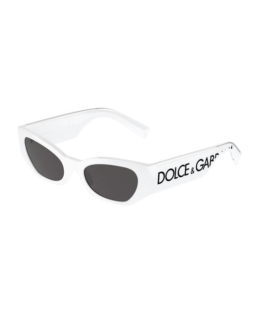Dolce & Gabbana Black Dg6186 331287 Sunglasses Injected Cat Eye Normal