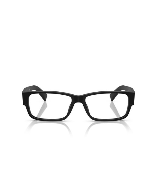 Prada Black Pr B09V 16K1O1 Optical Frames Acetate Squared Normal for men