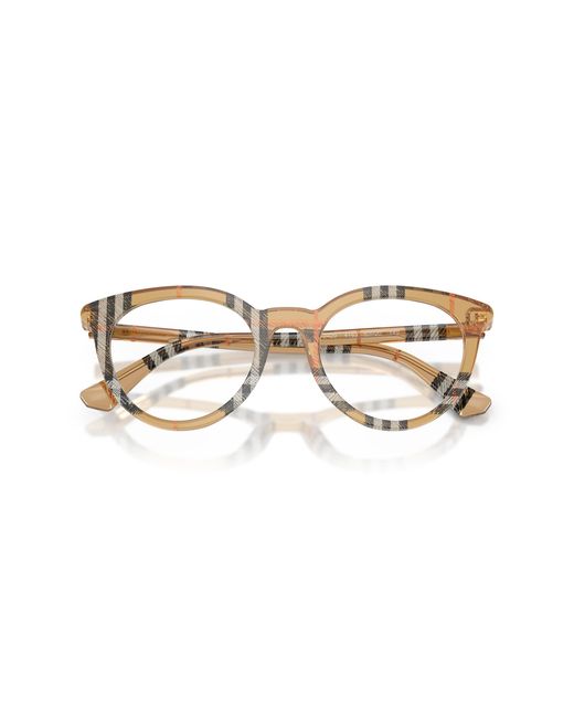 Burberry Black Be2429 4163 Optical Frames Acetate Round Normal