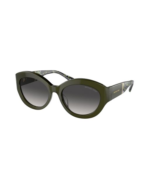 Michael Kors Black Mk2204U Brussels 39478G Sunglasses Acetate Cat Eye Normal Shaded