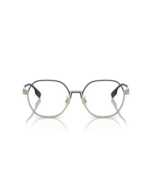 Burberry Black Be1379D Winston 1109 Optical Frames Metal Transparent Geometric Normal for men