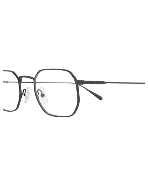 Montblanc Black Mb0474O 003 Optical Frames Metal Transparent Squared for men