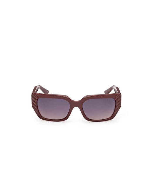 Guess Black Gu00254 69Z Sunglasses Injected Squared Normal