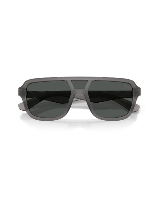 Burberry Black Be4474U 421387 Sunglasses Injected Pilot Normal for men
