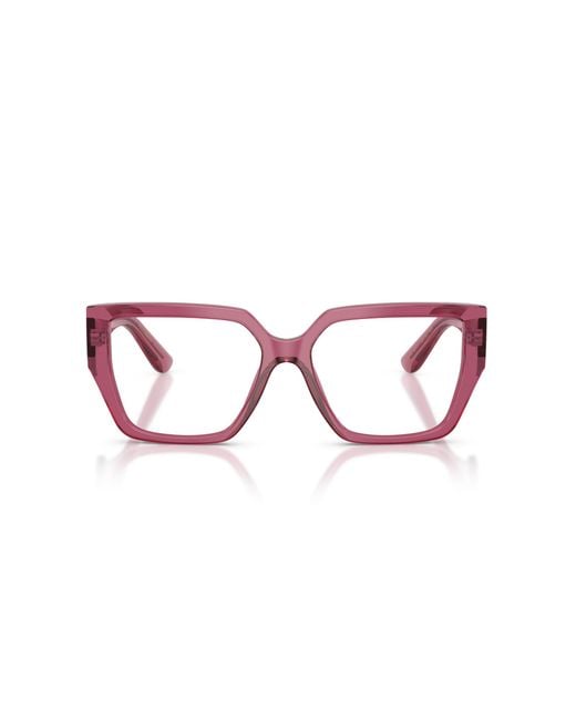 Dolce & Gabbana Black Dg3373 3211 Optical Frames Acetate Transparent Squared Normal