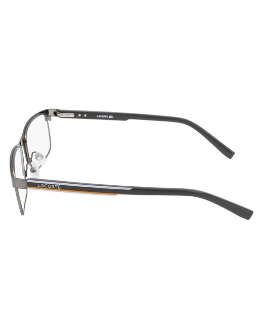 Lacoste Black L2271 033 Optical Frames Metal Squared Normal Normal for men