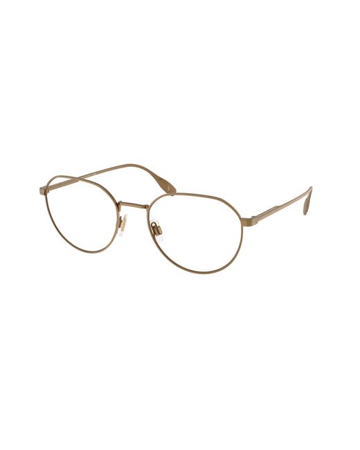 Polo Ralph Lauren Black Ph1233 9324 Optical Frames Metal Round Normal for men