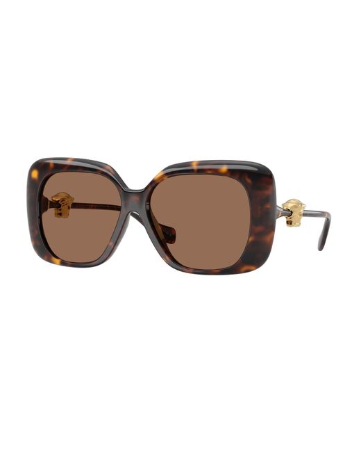 Versace Black Ve4499U 108/73 Sunglasses Injected Squared Normal