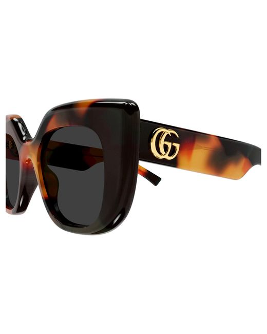 Gucci Black Gg2030S 002 Sunglasses Acetate Squared