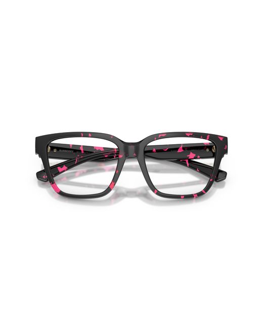 Burberry Black Be2457U 4126 Optical Frames Injected Transparent Squared Normal