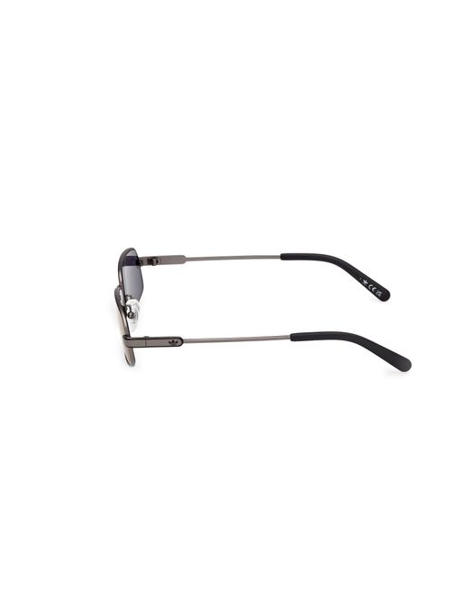 Adidas Black Or0138 09U Sunglasses Metal Bordeaux Squared Normal