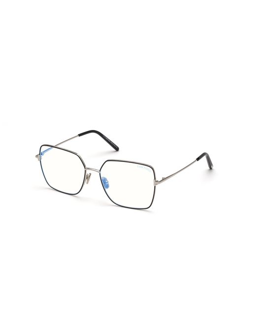 Tom Ford Black Ft5739-B 001 Optical Frames Metal Geometric Normal