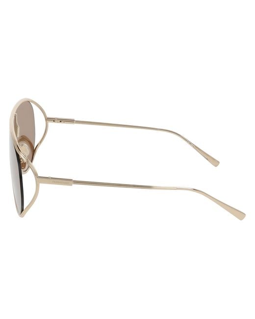 Ferragamo Black Sf323S 710 Sunglasses Metal Pilot Normal