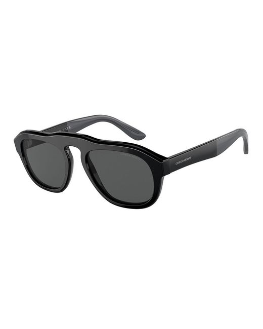 Giorgio Armani Black Ar8173 500187 Sunglasses Acetate Geometric for men