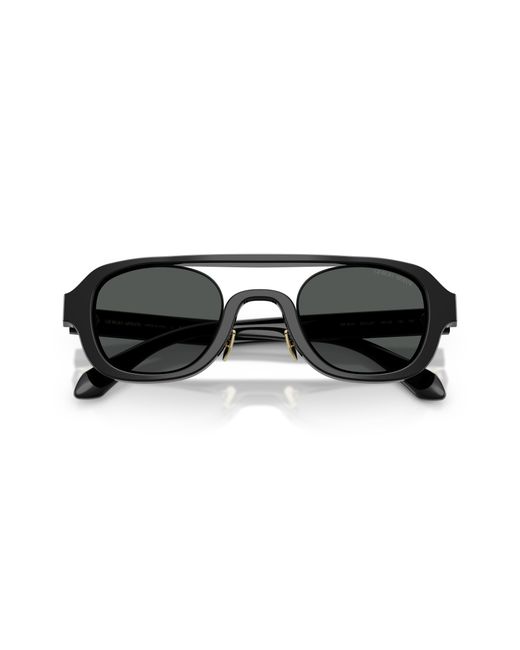 Giorgio Armani Black Ar8247 500187 Sunglasses Acetate Geometric Normal for men