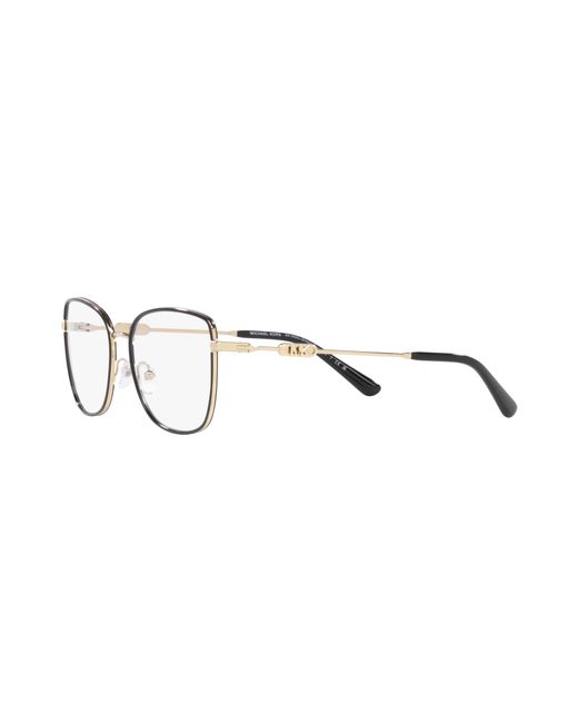 Michael Kors Black Mk3065J Empire Square 3 1014 Optical Frames Metal Transparent Squared Normal