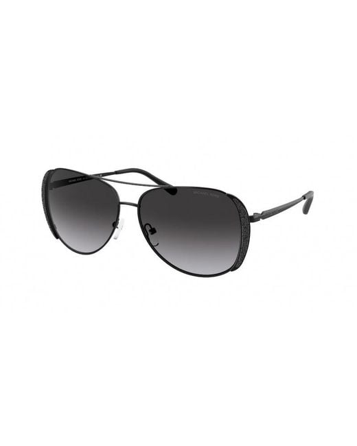 Michael Kors Black Mk1082 10618G Sunglasses Metal Pilot Nuanced