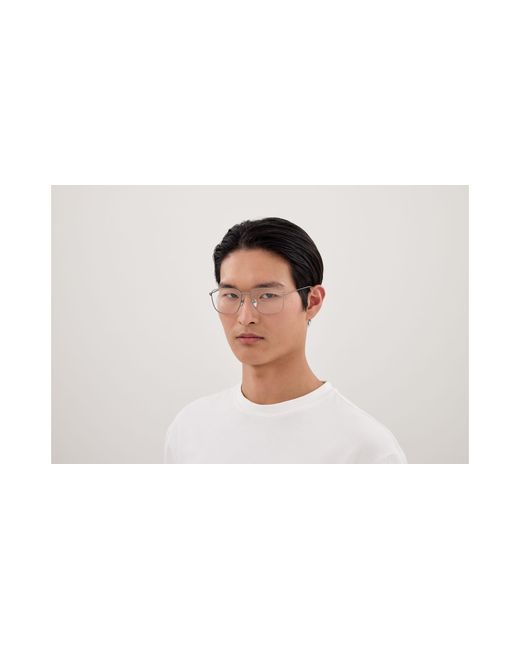 Balenciaga Black Bb0452O 001 Optical Frames Acetate Transparent Squared for men