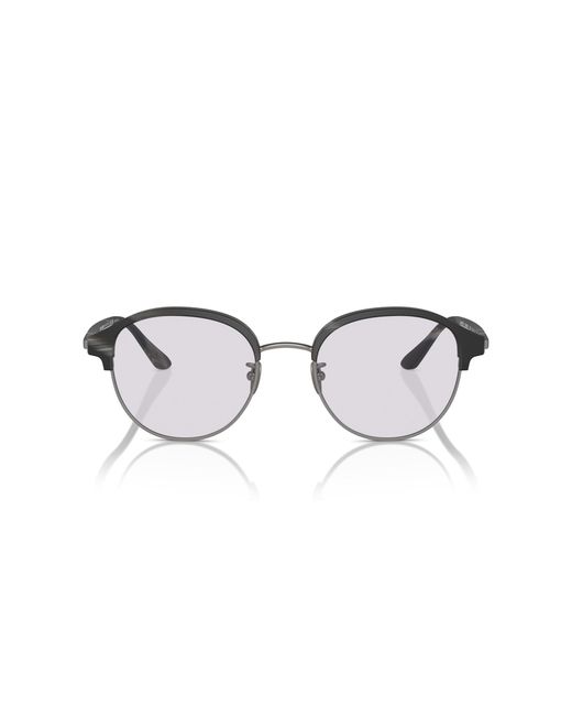 Giorgio Armani Black Ar8215 6068M3 Sunglasses Acetate Pantos Photochromatic Photochromatic for men