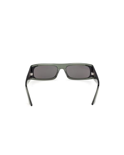 Gcds Gray Gd0073 98C Sunglasses Acetate Smoke Squared Normal