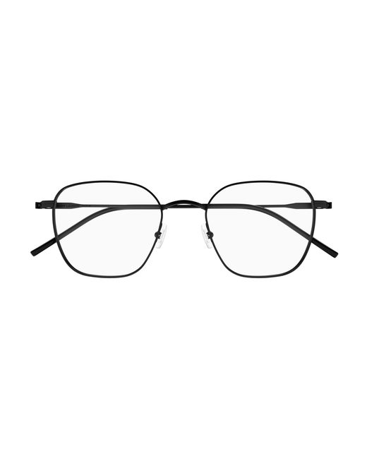 Saint Laurent Black Sl 852 001 Optical Frames Metal Transparent Round