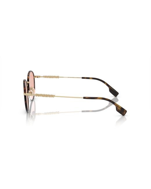 Burberry Black Be3148D 132284 Sunglasses Metal Round Normal