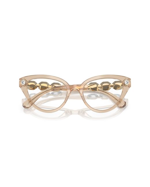Swarovski Black Sk2028 1066 Optical Frames Acetate Cat Eye Normal
