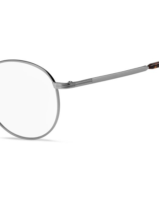 Boss Black Boss 1605 6Lb Optical Frames Steel Round for men