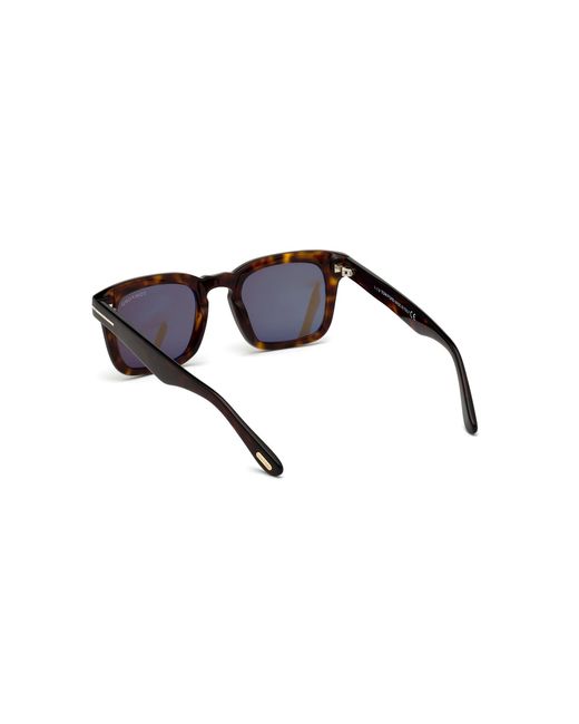 Tom Ford Green Ft0751 Dax 52N Sunglasses Acetate Squared Normal for men