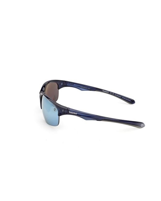 Timberland Black Tb00082 90D Sunglasses Injected Squared Polarized for men