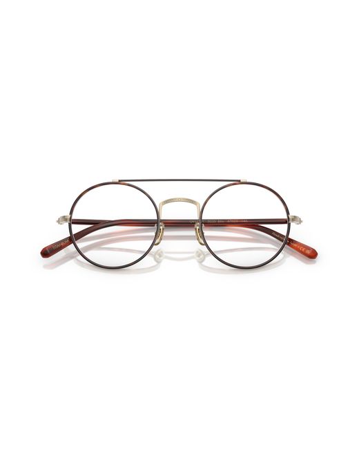 Oliver Peoples Black Ov1355T Etlin 5035 Optical Frames Titanium Transparent Round Normal
