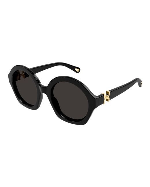 Chloé Black Ch0302S 001 Sunglasses Acetate Round
