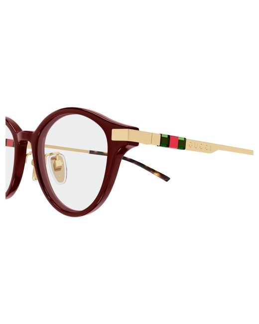 Gucci Black Gg2000Oj 003 Optical Frames Acetate Transparent Round