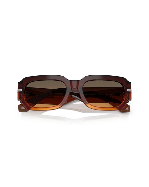 Dolce & Gabbana Black Dg4485 348618 Sunglasses Acetate Squared Normal Nuanced for men