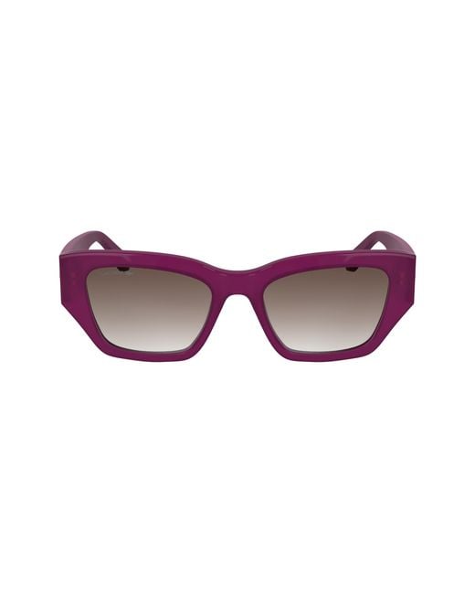 Lacoste Black L6053S 526 Sunglasses Acetate Butterfly Normal