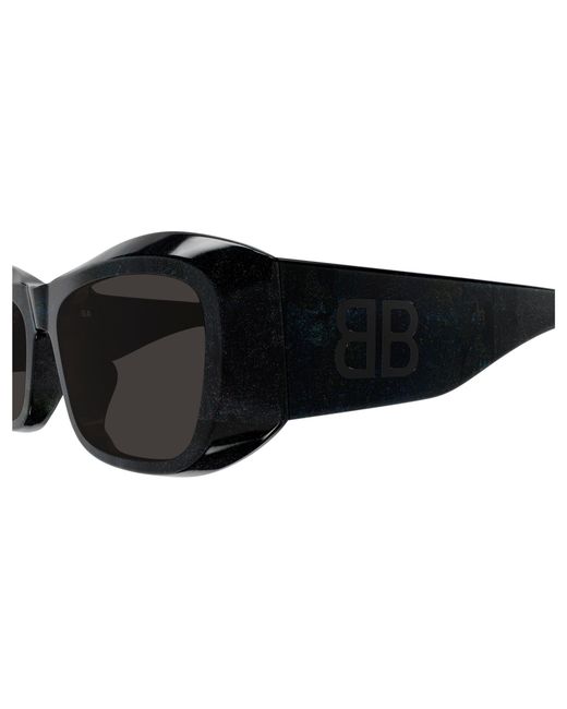 Balenciaga Black Bb0397Sa 003 Sunglasses Acetate Squared