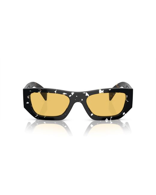 Prada Black Pr A01S 15O10C Sunglasses Acetate Pillow Normal